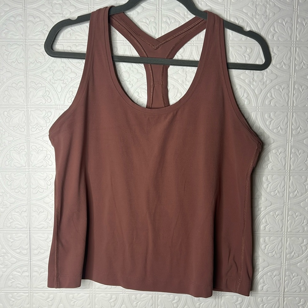 Lululemon Cool RB Short Tank Nulu Brownish Mauve